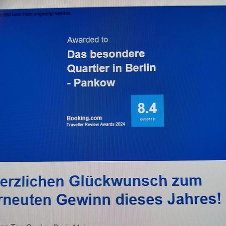 Das Besondere Quartier In Berlin Pankow Εξωτερικό φωτογραφία